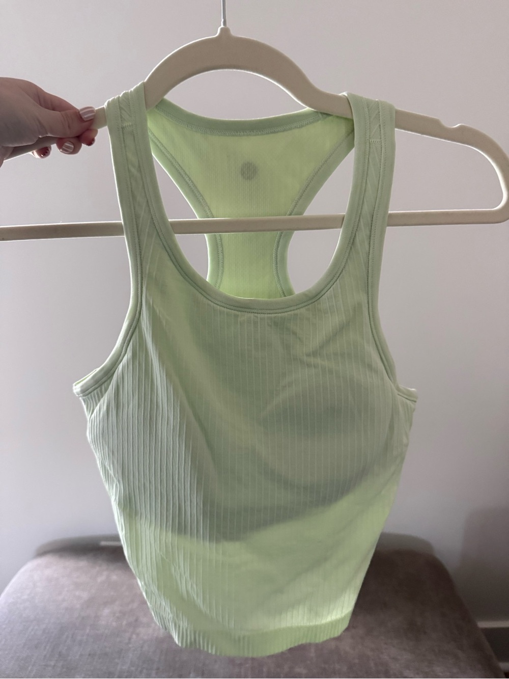 lululemon athletica Light Mint Ribbed Racerback Tank